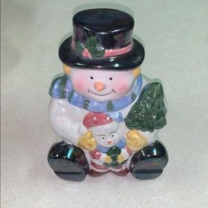 Snowman Jar